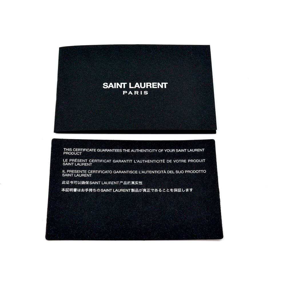 SAINT LAURENT SL 287 SLIM BLACK AUTHENTIC EYEGLASSES FRAME - Picture 14 of 14